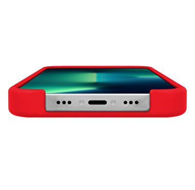 Buff iPhone 13 Pro Max Rubber Fit Kılıf - Kırmızı 8682750457642