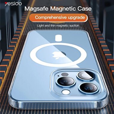 Yesido iPhone 15 Pro Magsafe Kılıf - Şeffaf 8683140649111
