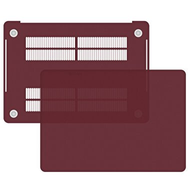 Blogy MacBook Pro 14.2 İnç Crystal Kılıf-Kırmızı 8683548211262