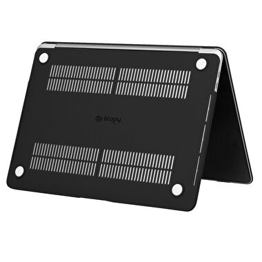 Blogy MacBook Pro 16.2 İnç Crystal Kılıf - Siyah 8683548211293