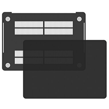 Blogy MacBook Pro 16.2 İnç Crystal Kılıf - Siyah 8683548211293