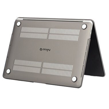 Blogy MacBook Pro 16.2 İnç Crystal Kılıf - Gri 8683548211309