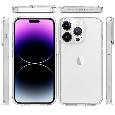Buff iPhone 14 Pro Max Air Hybrid Kılıf -Siyah 8683548211804