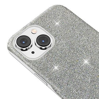 Buff iPhone 14 Plus Diamond Seri Kılıf - Gri 8683548211958