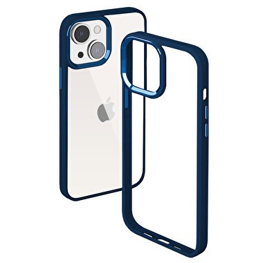Buff iPhone 14 New Air Bumper Kılıf - Mavi 8683548212429
