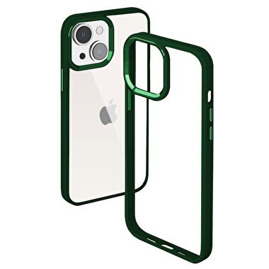 Buff iPhone 14 New Air Bumper Kılıf - Yeşil 8683548212436