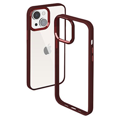 Buff iPhone 14 Plus Hybrid Corner Kılıf - Mor 8683548212498
