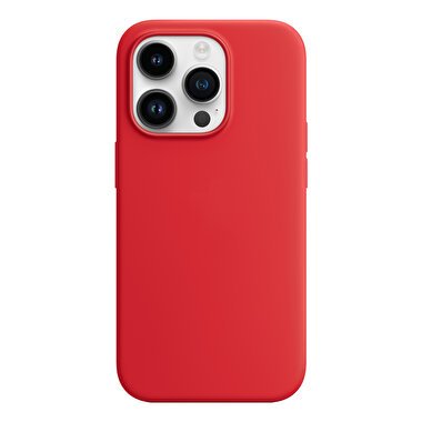 Buff iPhone 14 Pro Max Rubber Fit Kılıf - Kırmızı 8683548212870