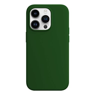 Buff iPhone 14 Pro Rubber Fit Kılıf - Yeşil 8683548212894
