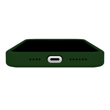 Buff iPhone 14 Plus Rubber Fit Kılıf - Gece Yeşili 8683548212955