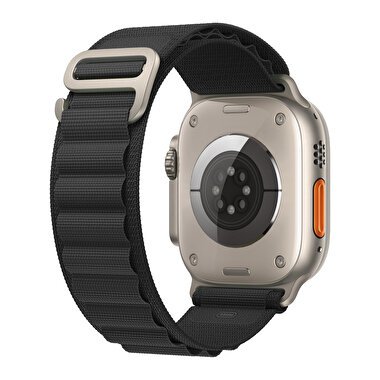 Buff Apple Watch Ultra Fabric Band 49mm - Siyah 8683548213594