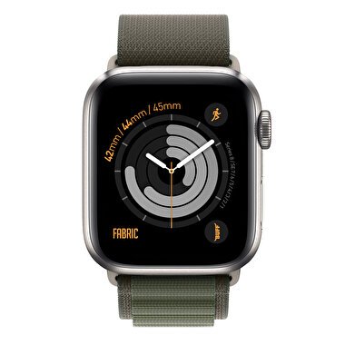Buff Apple Watch Fabric Band 42/44/45mm- Yeşil 8683548213617