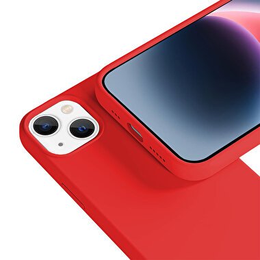 Buff iPhone 14 Rubber S Kılıf - Kırmızı 8683548213709