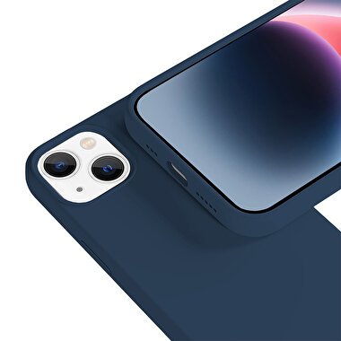 Buff iPhone 14 Rubber S Kılıf - Lacivert 8683548213730