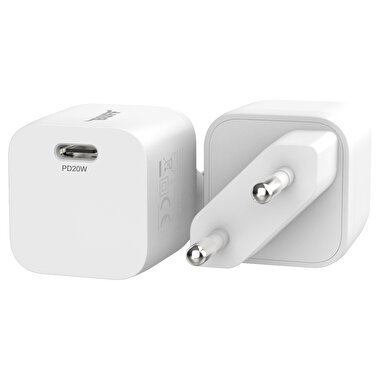 Buff PD Type-C 20W Seyahat Şarjı - Beyaz 8683548213945