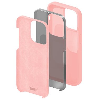 Buff iPhone 14 Rubber Fit Kılıf - Pembe 8683548214171