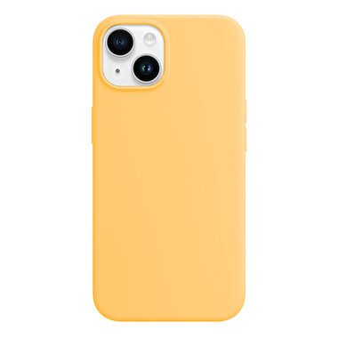 Buff iPhone 14 Rubber Fit Kılıf - Sarı 8683548214188