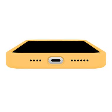 Buff iPhone 14 Rubber Fit Kılıf - Sarı 8683548214188