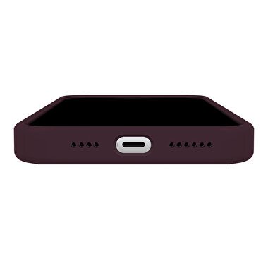 Buff iPhone 14 Rubber Fit Kılıf - Kırmızı 8683548214195