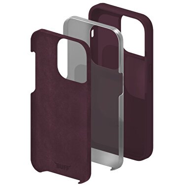 Buff iPhone 14 Rubber Fit Kılıf - Kırmızı 8683548214195