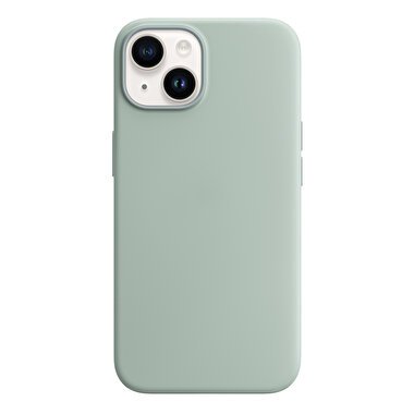 Buff iPhone 14 Rubber Fit Kılıf - Yeşil 8683548214225