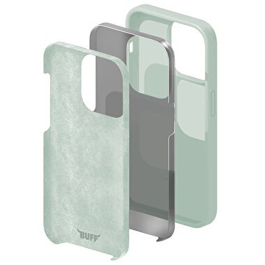 Buff iPhone 14 Rubber Fit Kılıf - Yeşil 8683548214225