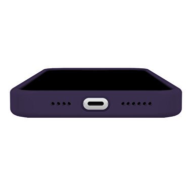 Buff iPhone 14 Rubber Fit Kılıf - Purple 8683548214232