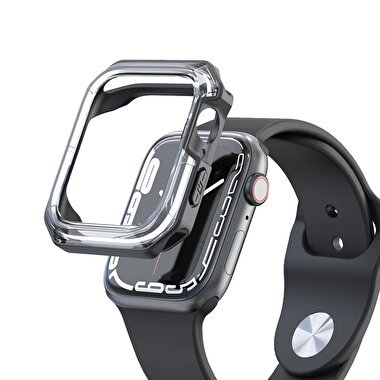 Buff Apple Watch Air Hybrid Kılıf 45mm - Siyah 8683548214416