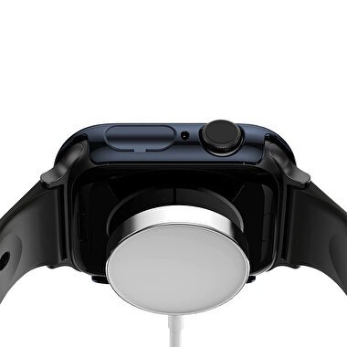 Buff Apple Watch Slim Fit 45mm Kılıf - Mavi 8683548214492