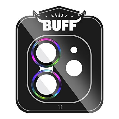 Buff iPhone 11/12 Metal Lens Koruyucu-Renkli 8683548215376