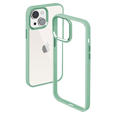 Buff iPhone 14 New Air Bumper Kılıf - Açık Yeşil 8683548215482