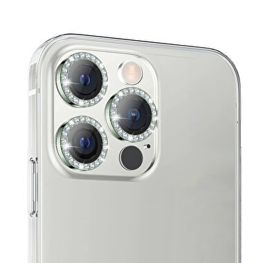 Buff iPhone 14 Pro/Max Diamond Lens - Altın 8683548216038