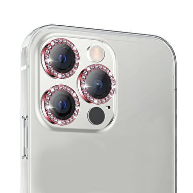 Buff iPhone 14 Pro/Max Diamond Lens - Kırmızı 8683548216076