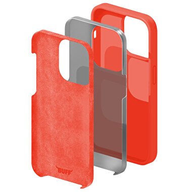 Buff iPhone 14 Pro Max Rubber Fit Kılıf Nectarine 8683548216151