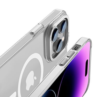 Buff iPhone 14 Pro Max TaoFit Magsafe Kılıf-Beyaz 8683548216441
