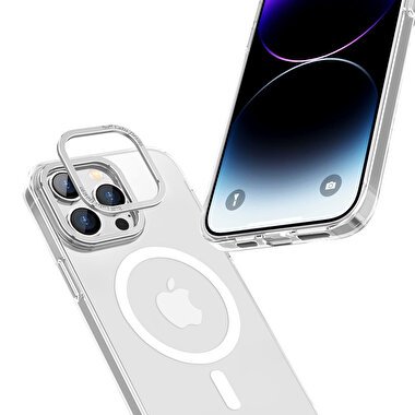 Buff iPhone 14 Pro Max TaoFit Magsafe Kılıf-Beyaz 8683548216441