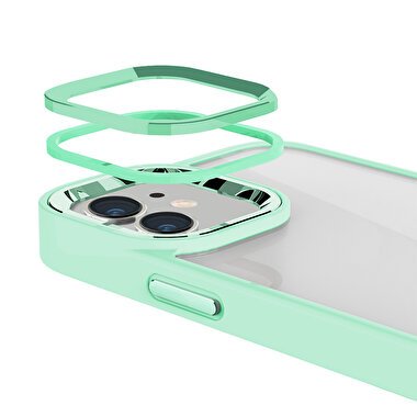 Buff iPhone 11 New Air Bumber Kılıf - Yeşil 8683548216571