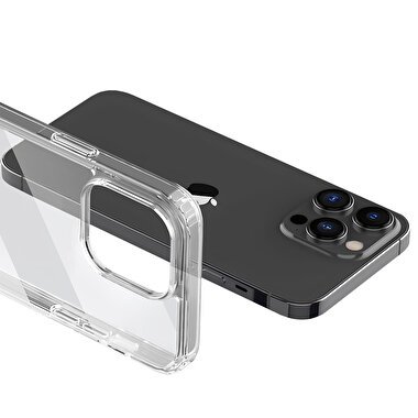 Buff iPhone 15 Pro Max Air Hybrid Kılıf   Clear 8683548217011