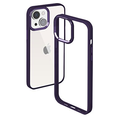Buff iPhone 15 New Air Bumper Kılıf Purple 8683548217530