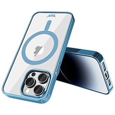 Buff iPhone 15 Pro Max MagSafe Slim Fit Kılıf Blue 8683548217905