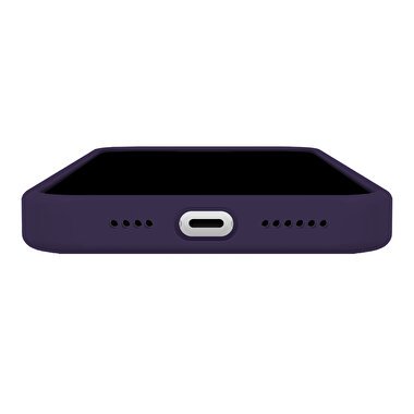 Buff iPhone 15 Pro Max Rubber Fit Kılıf Purple 8683548218483