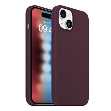 Buff iPhone 15 Rubber Fit Kılıf - Kırmızı 8683548218827