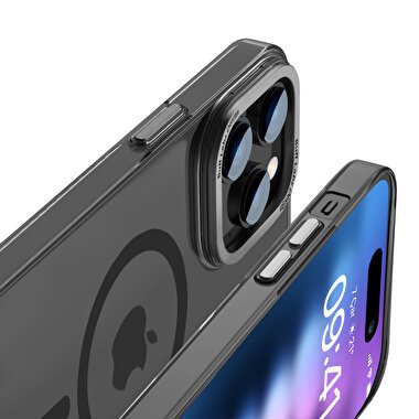 Buff iPhone 15 Pro Max TaoFit Kılıf - Siyah 8683548219114