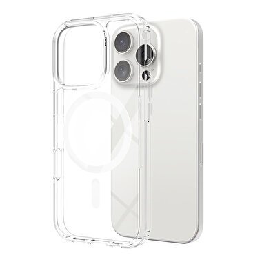 Buff iPhone 16 Pro Magsafe Air Hybrid Şeffaf Kılıf 8684387701709