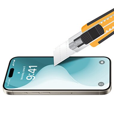 Buff iPhone 16 Glass EasyFit Cam Ekran Koruyucu 8684387701877