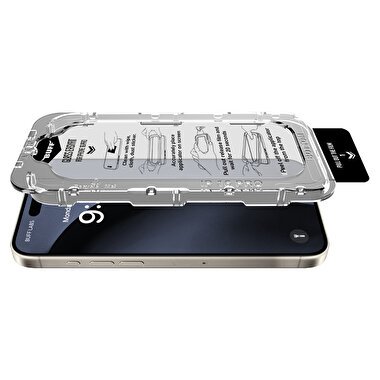 Buff iPhone 16 Pro Glass EasyFit Ekran Koruyucu 8684387701891
