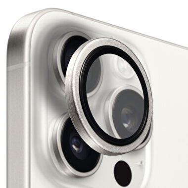 Buff iPhone 16 Pro/Max Titanyum Lens Silver 8684387701921