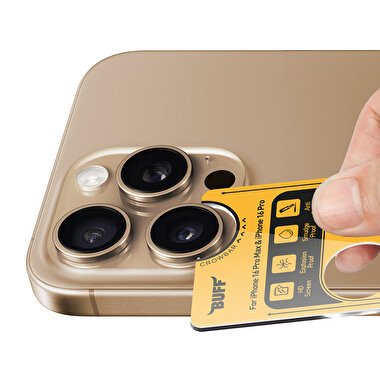 Buff iPhone 16 Pro/Max Titanyum Lens Brown 8684387701945