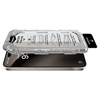 Buff iPhone 16 Pro Max Privacy EasyFit Ekran Koruy 8684387702119