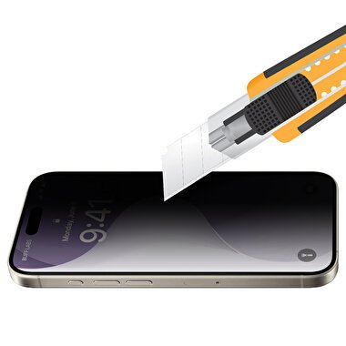Buff iPhone 16 Plus Privacy EasyFit Ekran Koruyucu 8684387702133